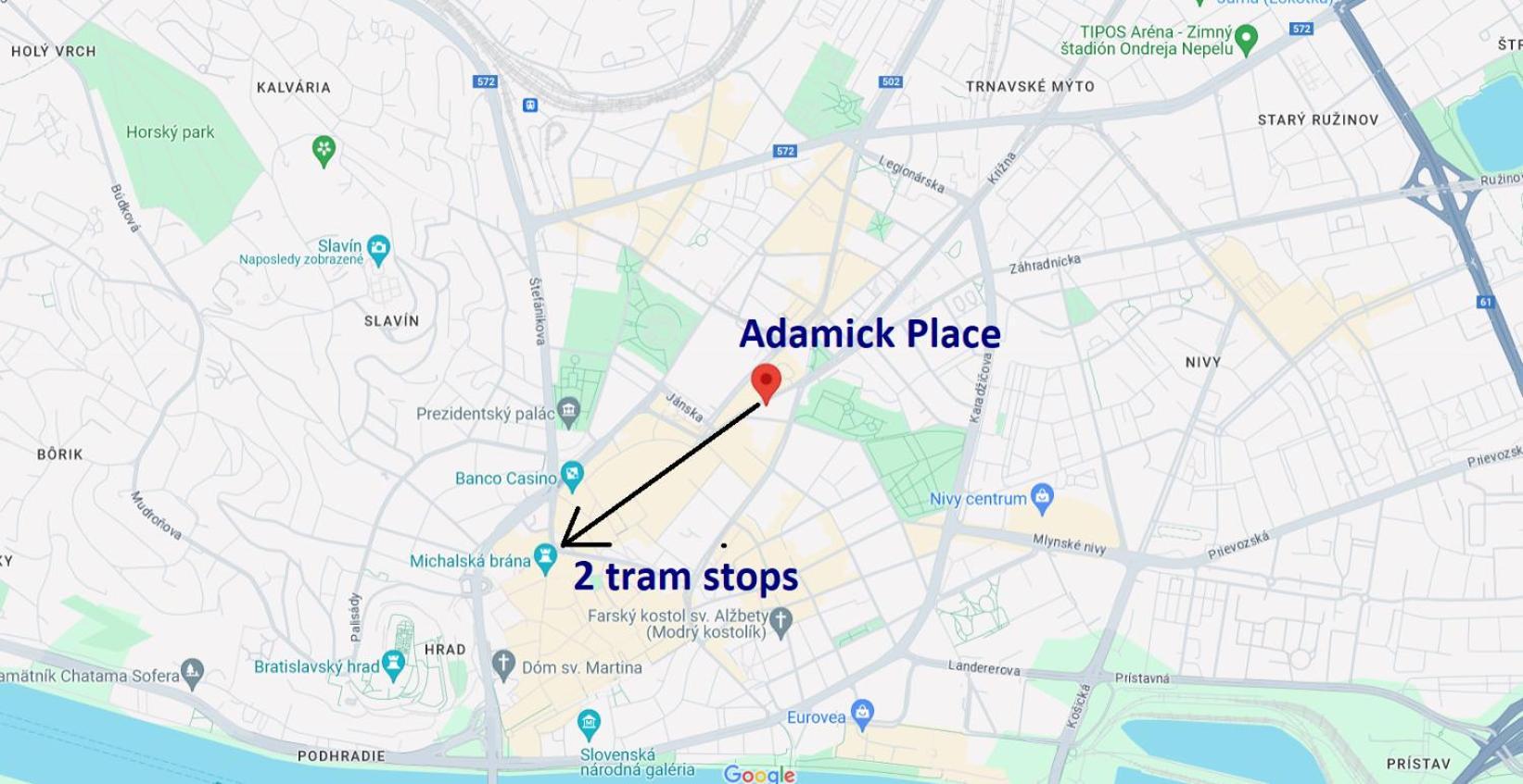 Adamick Place In City Centre With Free Parking Leilighet Bratislava Eksteriør bilde